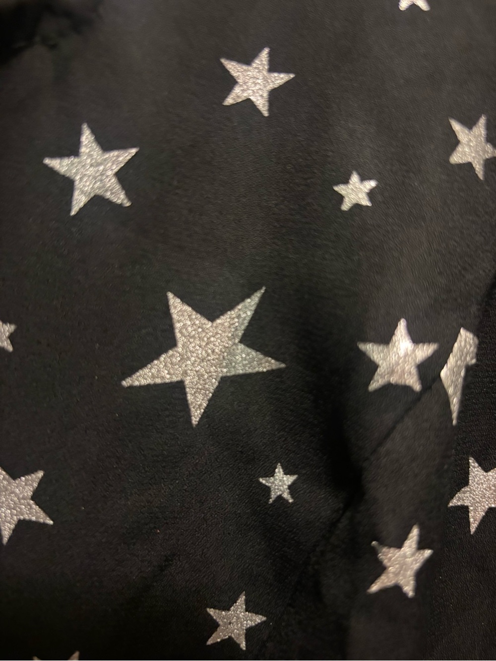 Allegra K Black Star-Print Short Sleeve Dress - Picture 4 of 5
